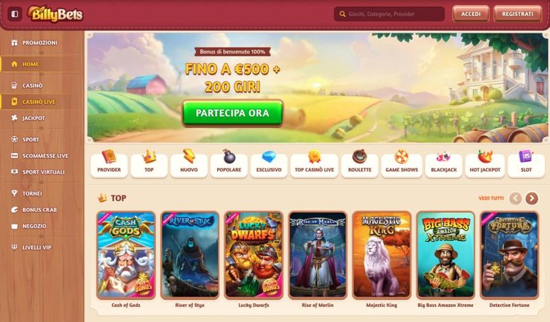 Entdecken Sie Billybets Casino mit No Deposit Bonus für deutsche Spieler in Germany
